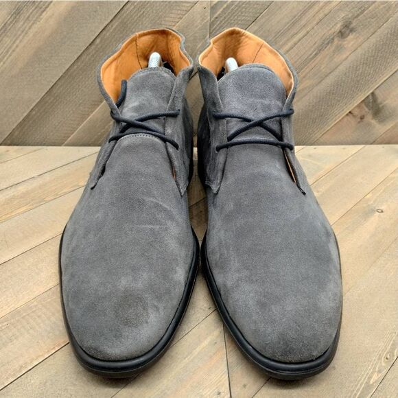 ECCO Citytray Grey Suede Chukka Boots Mens Size 10.10.5 Casual Boots, Shoes‎